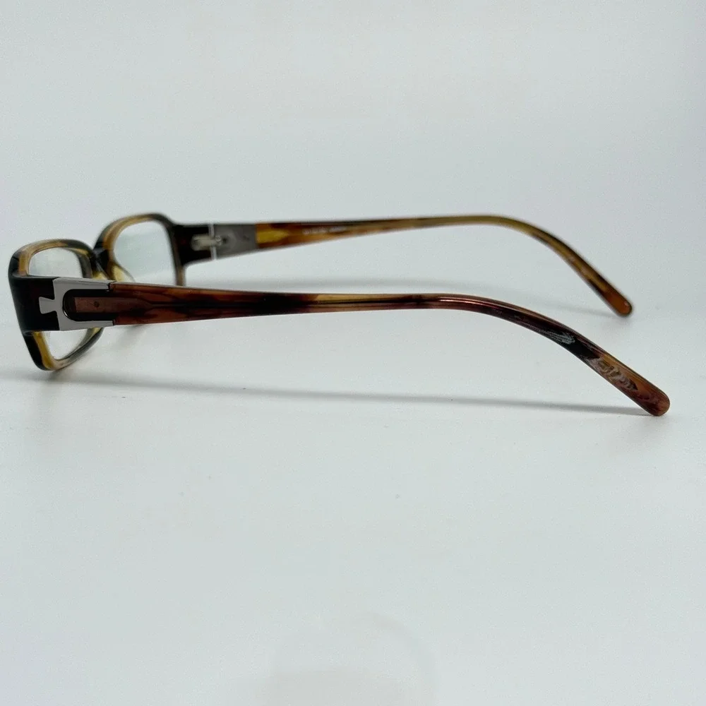 Bulova Turin Amber Tortoise Shell Eyeglasses Women's 51 16 135 ‎ Frames 21463